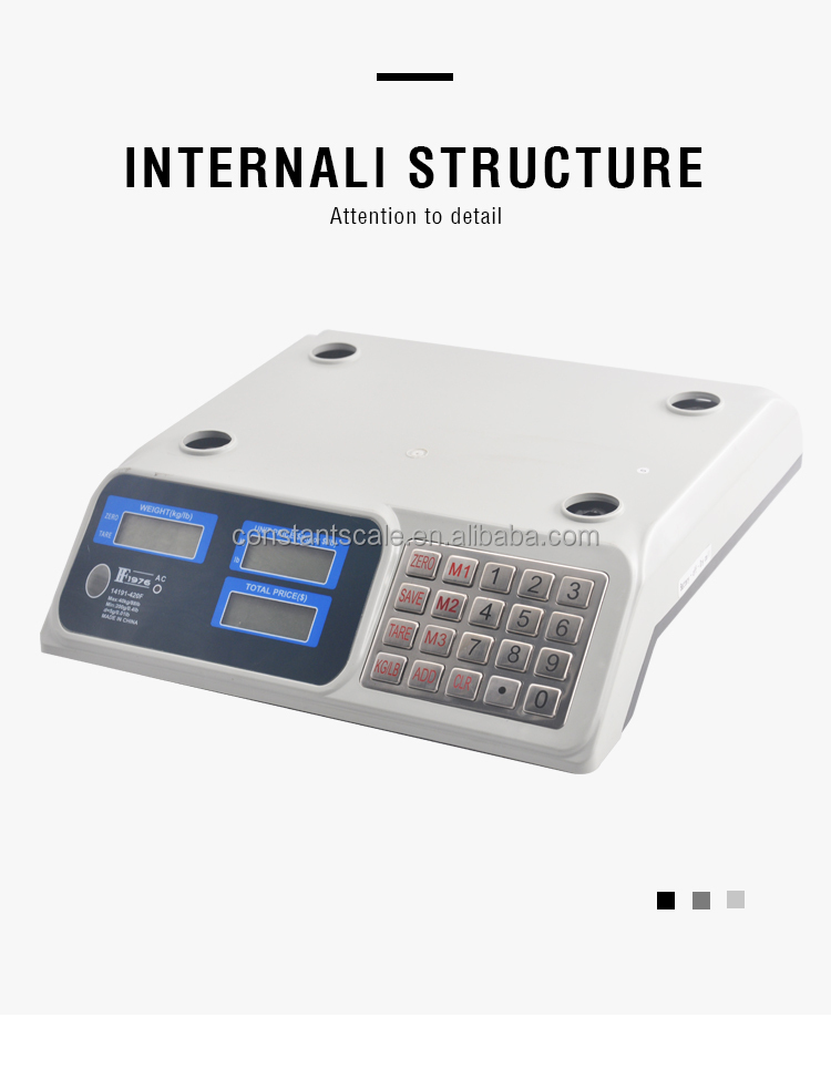 FF1976-420F LED Dual-Display Scale - 40kg/5g Precision