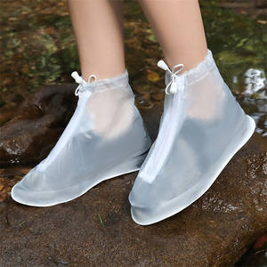 מכירה לוהטת ברור pvc נעל כיסוי גשם נעלי מגן מפני מים חד פעמי אתחול נעלי כיסוי - Product Image 5