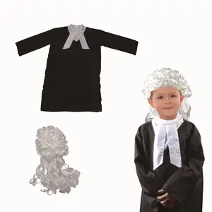 Farklı meslek performans takım elbise çocuk kariyer erkek kız avukat Cosplay kostüm aksesuarları ile