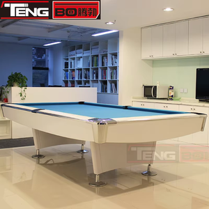 Table de billard américaine personnalisable TENGBO Pro 2025, 8 pieds/9 pieds, 4e génération, cadre en bois massif, 3 pièces, poches en cuir, utilisation en intérieur, TB-K2 - Product Image 3