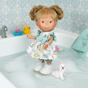 PIPPA PET Juguetes de baño de color menta Muñeca por DOLLS HECHO A MANO por ONIL - Product Image 3