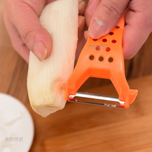 Éplucheur double tête multifonctionnel épaissi pour fruits et légumes, râpe de cuisine - Product Image 2