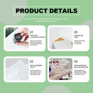 Vente en gros d'usine, rouleaux de cuisine jetables écologiques en pâte de bois vierge absorbante 3 plis, différentes tailles - Product Image 6