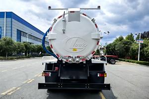 Isuzu GIGA FTR Cabin Sewage Vacuum Truck 2 Axles 6 Tires, 205HP Isuzu Engine Euro 5/6, 12000L Capacity Self <b>Suction</b> Unload - Product Image 6