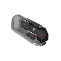 Casque de moto avec interphone et écouteurs bidirectionnels, compatible FM, vente en gros
