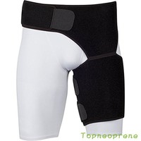 Attelle de hanche pour femmes et hommes dispositifs de soulagement de la douleur sciatique cuisse réglable à l'aine