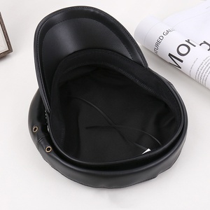 PU cuir violon boulanger chapeau femmes plat haut chapeau <span class=keywords><strong>femme</strong></span> chaîne en métal décorer béret casquette été élégant béret capitaine <span class=keywords><strong>marin</strong></span> chapeau - Product Image 6
