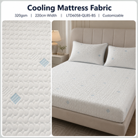Tissu de matelas rafraîchissant direct usine 320 g/m² haute densité pour housses de matelas et tapis rafraîchissants REACH OEKO