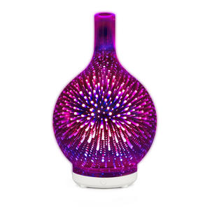 Diffuseur d'arômes Bowling, humidificateur à lumière LED USB 5V, veilleuse ultrasonique en verre pour la maison et le bureau - Product Image 5