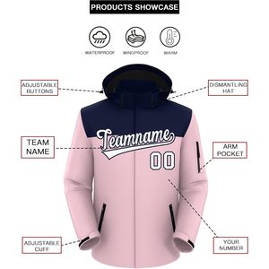 Veste coupe-vent personnalisée unisexe adulte en softshell, coupe-vent, fermeture éclair, taille naturelle, avec nom, numéro, logo, design personnalisé - Product Image 2