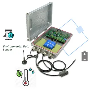 Partículas VOC Hum & Temp sensor ambiental Medidor de flujo de alta pureza control remoto inalámbrico a prueba de agua