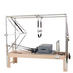 Gris Con <span class=keywords><strong>Torre</strong></span> Alta Calidad Trapeze Madera <span class=keywords><strong>Pilates</strong></span> Reformer Microfibra Clinical Reformer <span class=keywords><strong>Pilates</strong></span> con <span class=keywords><strong>Torre</strong></span> - Product Image 1