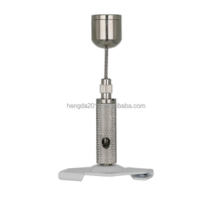 Kits de suspension pour éclairage de plafond à support solide de style nouveau, câble en acier galvanisé/inox/aluminium, luminaires AC 220V - Product Image 2