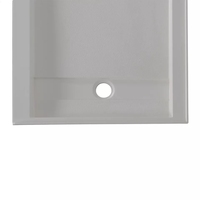 Receveur de douche en pierre artificielle de luxe à profil bas, surface solide, étanche, pour salle de bain