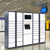Casier électronique intelligent de code à barres de stockage de bagage d'armoire en métal pour la plage de blanchisserie de gymnase d'étudiant d'école