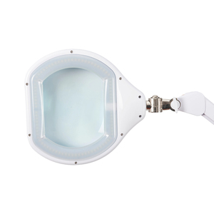 Lampe Loupe LED Dimmable à Bras Articulé pour Salon de Beauté, Fixation sur Plan de Travail, Tête Orientable, Lumière Froide, Lampe Carrée pour Esthéticienne - Product Image 5