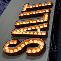 Lettres LED personnalisées pour la publicité et la décoration, tailles sur mesure, prix d'usine pour les entreprises et les sociétés