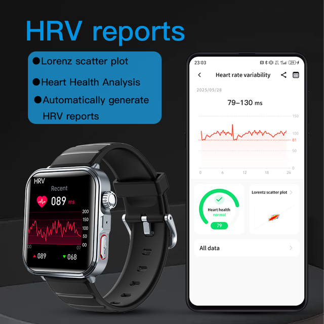 Smart Watch Bluetooth Call Heart Rate Blood Oxygen Voice Assistant Sports Bracelet ECG ECG Monitoring