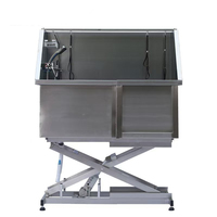 Baignoire de Luxe en Acier Inoxydable pour Animaux de Compagnie, Instrument Vétérinaire Durable, Sèche-cheveux pour Chats et Chiens, Salle de Bain pour Animaux, Nettoyage des Animaux