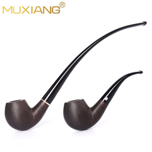 MUXIANG Tobacco Pipe <b>Set</b> Bent Type With Mouthpieces Cleaning <b>Tools</b> Gift <b>Box</b> - Product Image 2