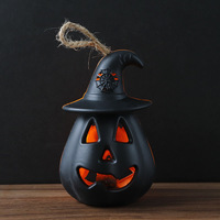 Lanterne portative à piles en forme de citrouille, de crâne ou de fantôme, avec LED, pour Halloween, décoration de fête