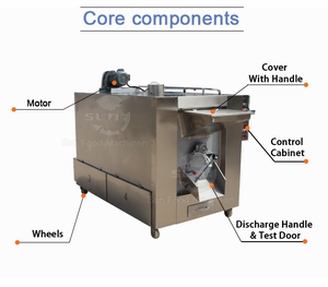 Máquina para asar cacahuetes, equipo de fabricación de avellanas y almendra tostada, alta eficiencia, al mejor <span class=keywords><strong>precio</strong></span> - Product Image 5