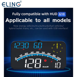 Compteur de vitesse GPS tête haute ELING MPH KM/H Écran LED Longitude <span class=keywords><strong>Latitude</strong></span> avec alarme de survitesse à 3 niveaux pour tous - Product Image 2