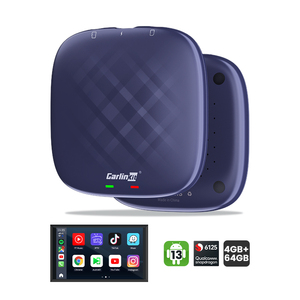 Carlinkit 64Gb Voiture Android Player Adaptateur Carplay Sans Fil Voiture Tv Box Voiture Jouer Sans Fil Android Auto Dongle Ai Tv <span class=keywords><strong>Jeux</strong></span> Box - Product Image 1