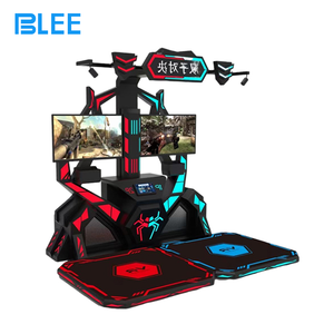 ระบบประสบการณ์ VR แบบสองผู้เล่น BLEE Realistic Motion Battle (หน้าจอคู่) ให้ความสนุกสมจริงเสมือนอยู่ในเกม พร้อมการเล่นเกมที่เต็มไปด้วยความสนุกสนาน เหมาะสำหรับสวนสนุก - Product Image 4