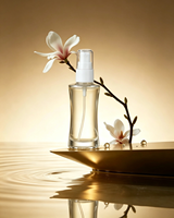 Bouteille en plastique PET personnalisée avec forme cintrée, capacité 20-400 ml, pulvérisateur à pompe, emballage cosmétique pour shampoing, lotion et soins de la peau