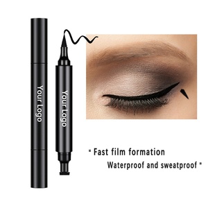 Logo privato 2 In 1 penna <span class=keywords><strong>Eyeliner</strong></span> <span class=keywords><strong>a</strong></span> doppia testa con guarnizione uniformemente pigmentata <span class=keywords><strong>Eyeliner</strong></span> impermeabile <span class=keywords><strong>a</strong></span> prova di macchie di <span class=keywords><strong>lunga</strong></span> durata - Product Image 4