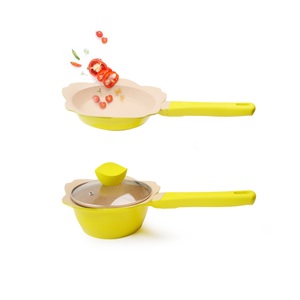 Die Cast Hồng Hoa Nhỏ Hình Dạng Bé Egg Frying Pan Sữa Pan <span class=keywords><strong>Cookware</strong></span> <span class=keywords><strong>Set</strong></span> - Product Image 5