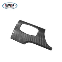 4 pièces de garnitures intérieures en fibre de carbone sèche, autocollants pour tableau de bord, pour Ford Mustang 2015 et plus, kit d'accessoires pour tableau de bord intérieur