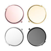 Cadeau promotionnel, mini miroir de poche rond moderne, miroir compact, cadeaux pour demoiselles d'honneur, cadeaux pour invités de mariage, personnalisé avec logo