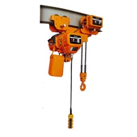 Palans à chaîne électriques fixes et sur chariot de type 1t, 2t, 3t pour levage de grues et travaux de construction avec télécommande