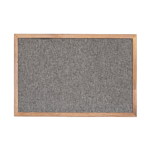 Tablón de anuncios de lino de madera retro de 40x60cm tablero de mensajes personalización otro papel de oficina - Product Image 3