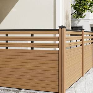 Panneaux de clôture de jardin en composite bois-plastique résistants aux intempéries, panneaux de clôture WPC imperméables pour maison et jardin - Product Image 5