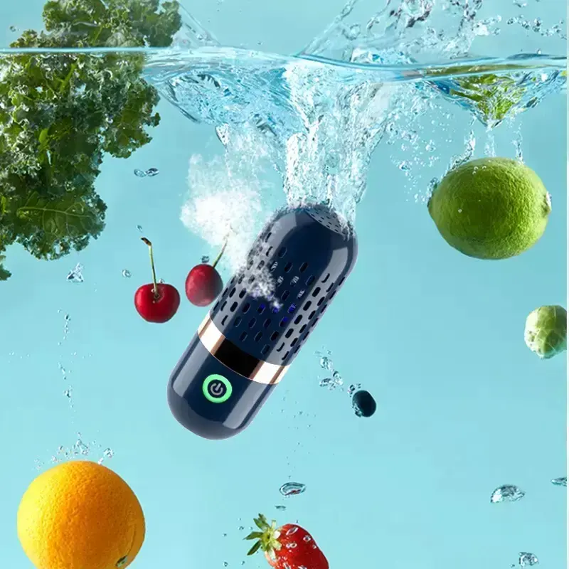 मिनी रसोई वायरलेस चार्जिंग वेट क्लीनर फल और सब्जी वॉशर फलों की सफाई मशीन