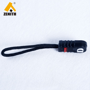 Customized <strong>Rubber</strong> Zipper Puller <strong>Slider</strong> With Rope LR10002 - Product Image 4