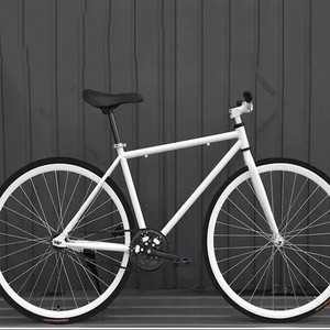 Vélo de route <span class=keywords><strong>fixie</strong></span> 700C en acier, à vitesse unique, avec double frein V, jantes en aluminium et cadre rigide – Vente en gros - Product Image 5