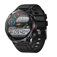 Montre connectée T30 avec grand écran rond HD de 1,6 pouce, affichage 400x400, batterie de 600 mAh pour hommes, montre connectée de fitness