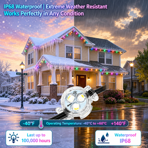 30MM 12V 24V 36V Rgbw Pixel <b>Point</b> <b>Lights</b> IP68 Permanent Track <b>Light</b> Smart App Controller Christmas Decorative Lighting - Product Image 2