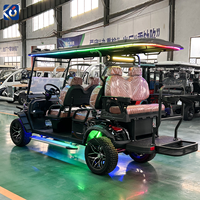 Nouveau modèle de voiturette de golf électrique, buggy de golf 6 places, batterie lithium 72V, homologuée pour la route, pour club et utilisation sur route