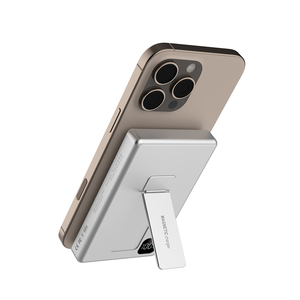 Toàn cầu nguồn gốc di động sạc không dây pd20w ngân hàng điện từ với LED hiển thị kỹ thuật số & điện thoại di động kim loại đứng - Product Image 5