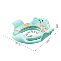 Sans BPA grenouille forme dessin animé toilette pot siège tendu doux et sûr PP plastique siège de toilette anneaux pour enfants infantile pot chaise