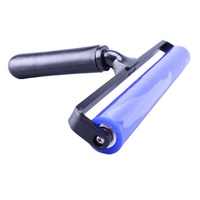 Blaue wasch bare Reinraum-Silikon-Leiterplatte reinigung Klebrige Fussel rolle zum Entfernen von Staub