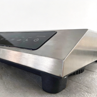 Table de cuisson électrique de comptoir plus sûre 3500W, cuisinière à induction à flamme intense, usage commercial