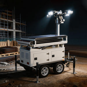 Remorque solaire portable personnalisée avec éclairage LED super lumineux pour l'éclairage nocturne sur de larges surfaces - Product Image 2