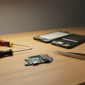 Conector de Carga USB Tipo C para Samsung Galaxy A405F con Conector de Audio y Micrófono, Repuesto para Teléfono Inteligente A40 - Product Image 3