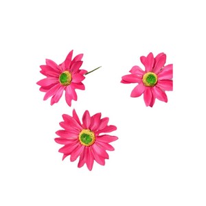 Summer Chrysanthemum Artificial <b>Flowers</b> 3-Head Silk Wedding Floral <b>Display</b> Realistic Plastic Decorations - Product Image 5